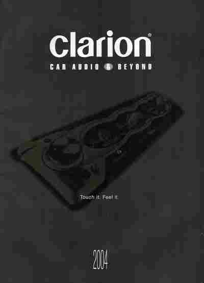 Каталог Clarion Car Audio & Beyond 2004, 54-287, Баград.рф